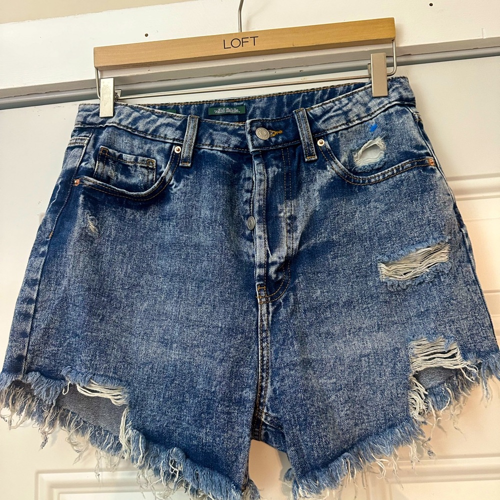 Wild Fable denim shorts.   Ripped